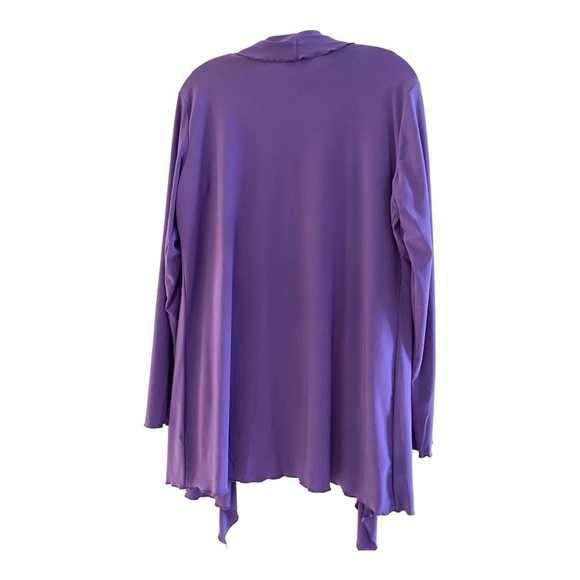 2 piece sweater set by Effortless Style by Citiknits. Gorgeous dusty purple. Med - Picture 2 of 9